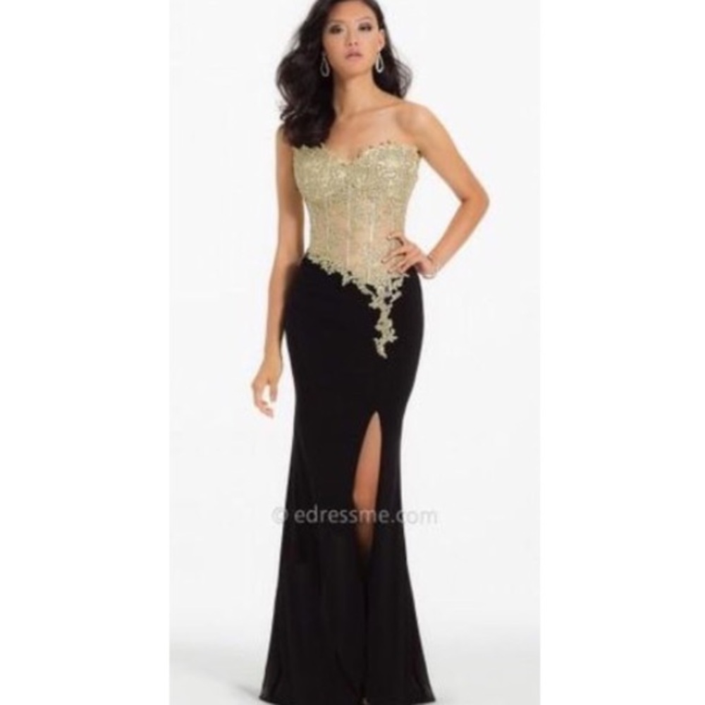 Pink Lace Illusion Corset Prom Dress